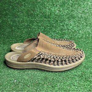 Keen Uneek Men's Bungee Cord Water Shoes Drawstring Sandals Brown Size 10.5